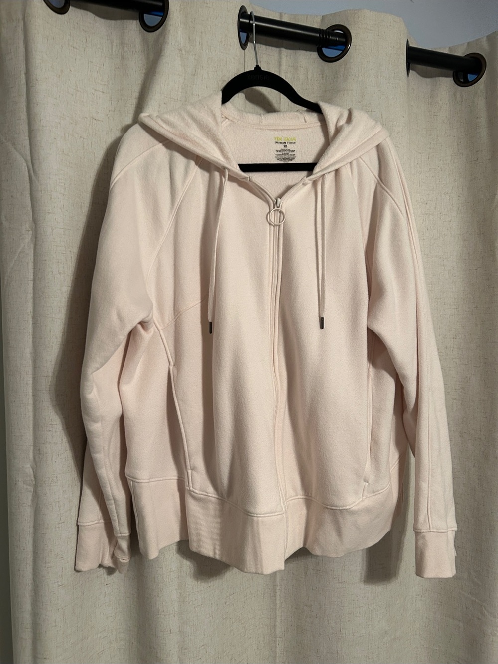tek gear Light Pink Zip-Up Hoodie Jacket